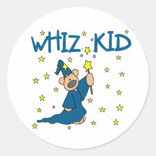 Sticker Rond Whiz Kid