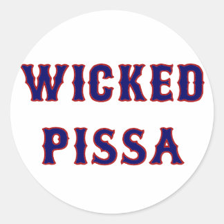 Sticker Rond Wicked Pissa