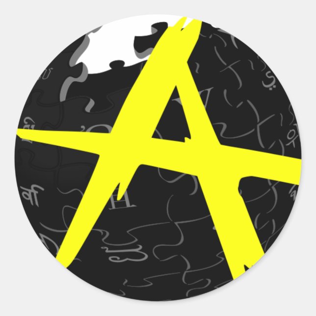 Sticker Rond Wiki AnCap (Devant)