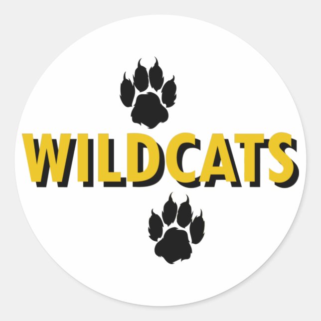 Sticker Rond Wildcats (Devant)