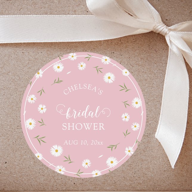 Sticker Rond Wildflowers Foliage Greenery Garden Bridal Shower (Créateur téléchargé)