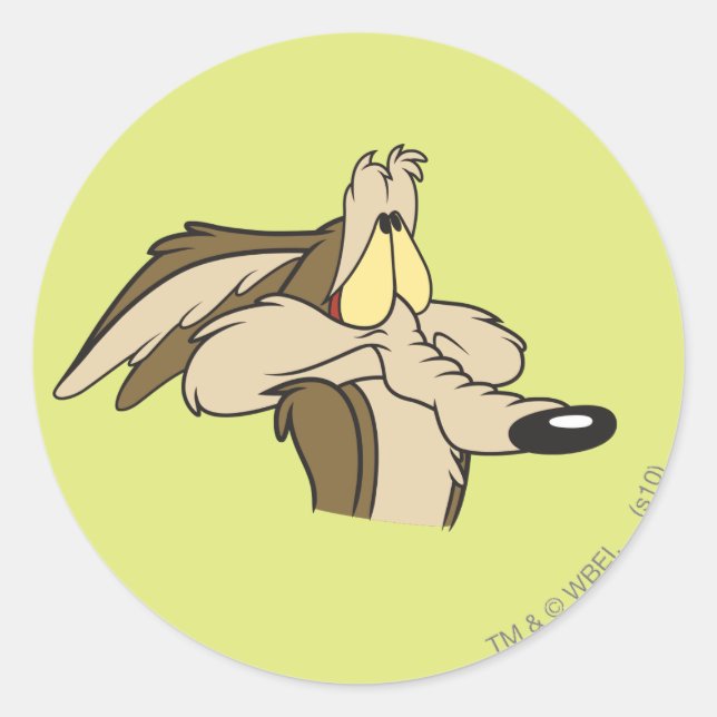 STICKER ROND WILE E. COYOTE™ (Devant)