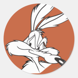 Sticker Rond WILE E. COYOTE™ Sneaky