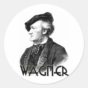 Sticker Rond Wilhelm Richard Wagner