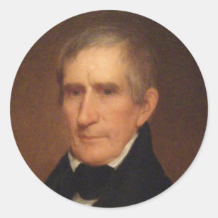 Sticker Rond William Henry Harrison 9