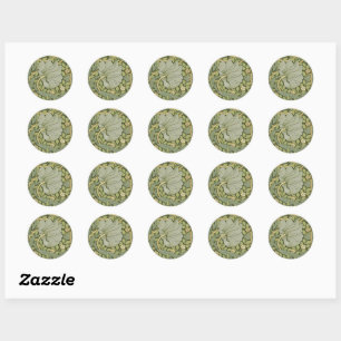 Sticker Rond William Morris