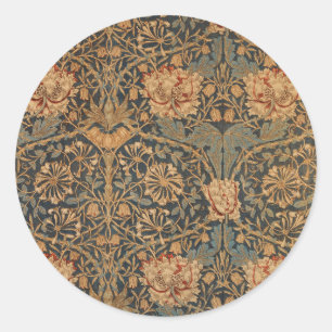 Sticker Rond William Morris Honeysuckle Rich Wallpaper