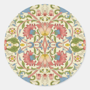 Sticker Rond William Morris Loddon Blossom Motifs Floraux