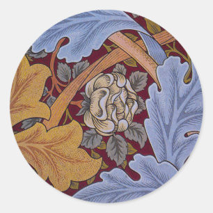 Sticker Rond William Morris St James Acanthus Fond d'écran