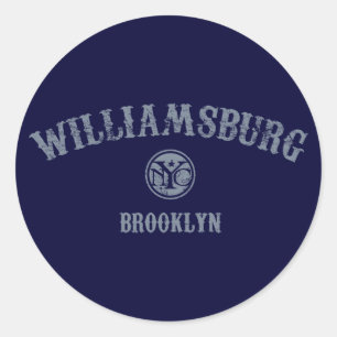 Sticker Rond Williamsburg