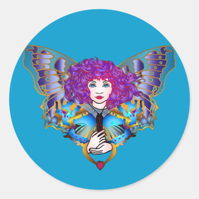 Sticker Rond Windy (homonymie) (Devant)