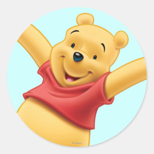 Sticker Rond Winnie l'Ooh 7