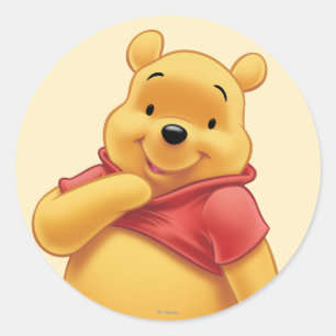 Sticker Rond Winnie l'ourson 8