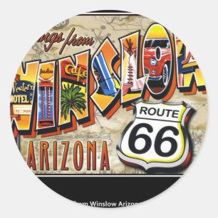Sticker Rond winslow arizona