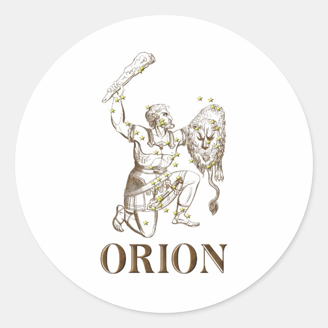 Sticker Rond WITS : Orion (Devant)
