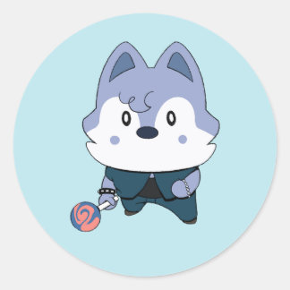 Sticker Rond Wolfie (ATE)