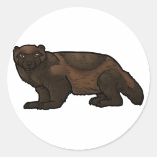 Sticker Rond Wolverine