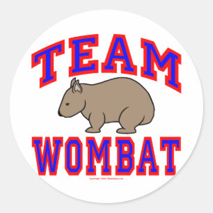 Sticker Rond Wombat VI d'équipe