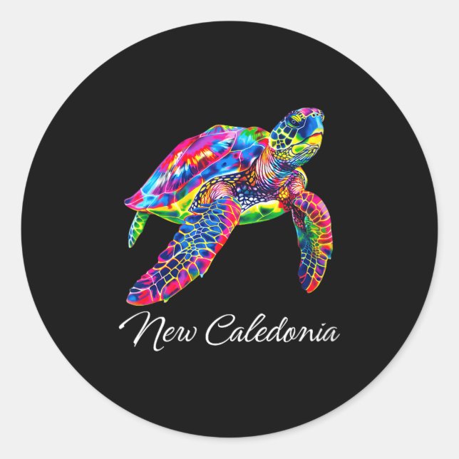 Sticker Rond Womens New Caledonia V-neck  (Devant)