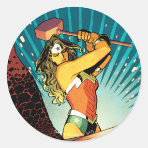 Sticker Rond Wonder Woman New 52 Couverture comique #7