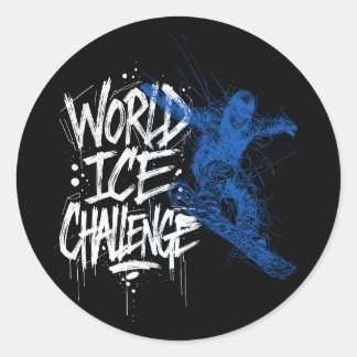 Sticker Rond World Ice Challenge