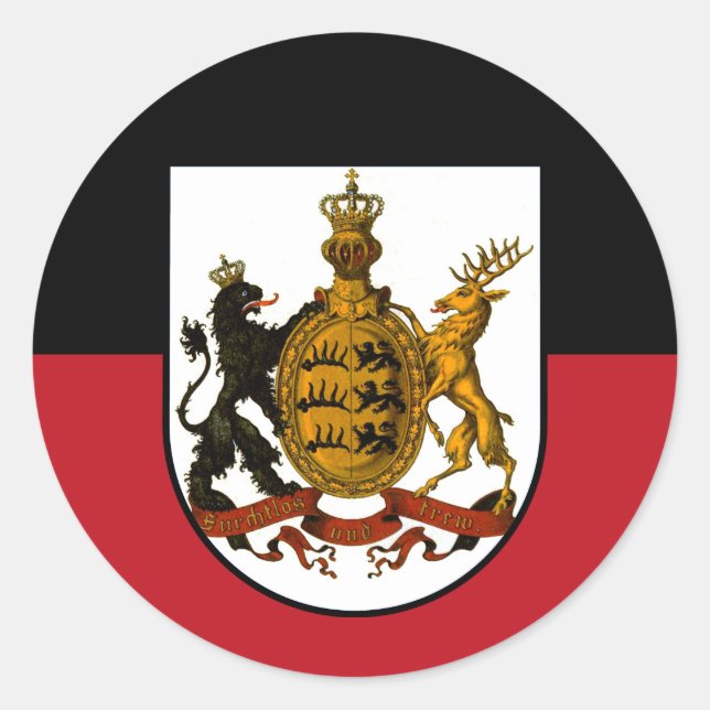 Sticker Rond Württemberg (Devant)