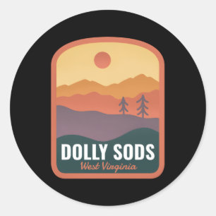Sticker Rond Wv Dolly Sods Wilderness