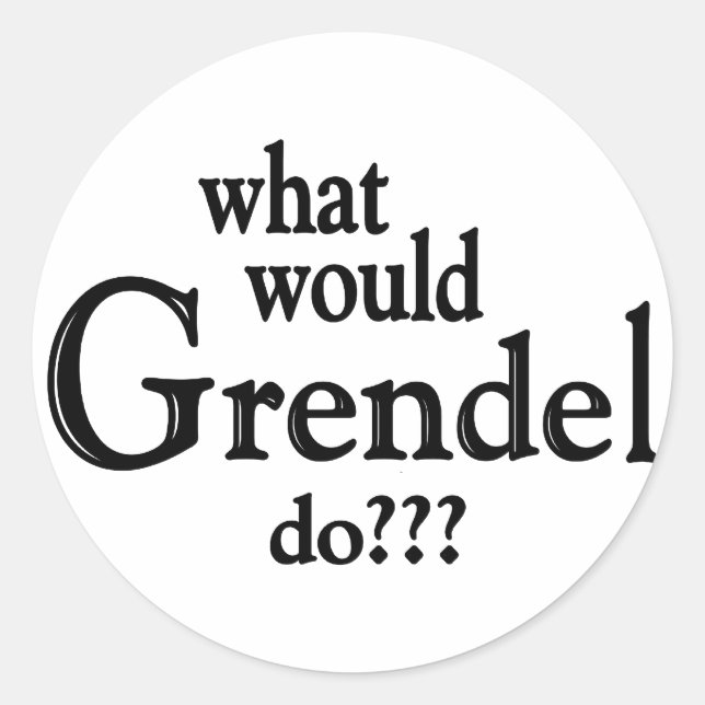 Sticker Rond WWGD - Grendel (Devant)