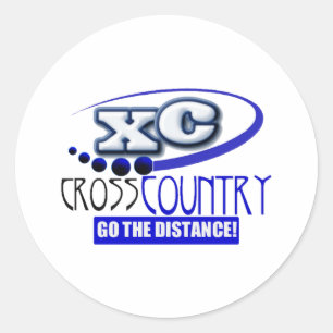 STICKER ROND XC LE PAYS CROISÉ VONT LA DISTANCE !