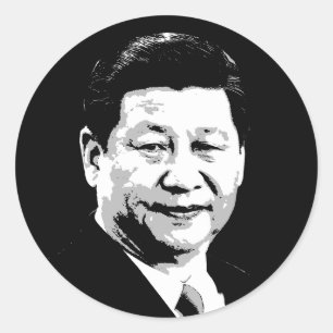 Sticker Rond Xi Jinping