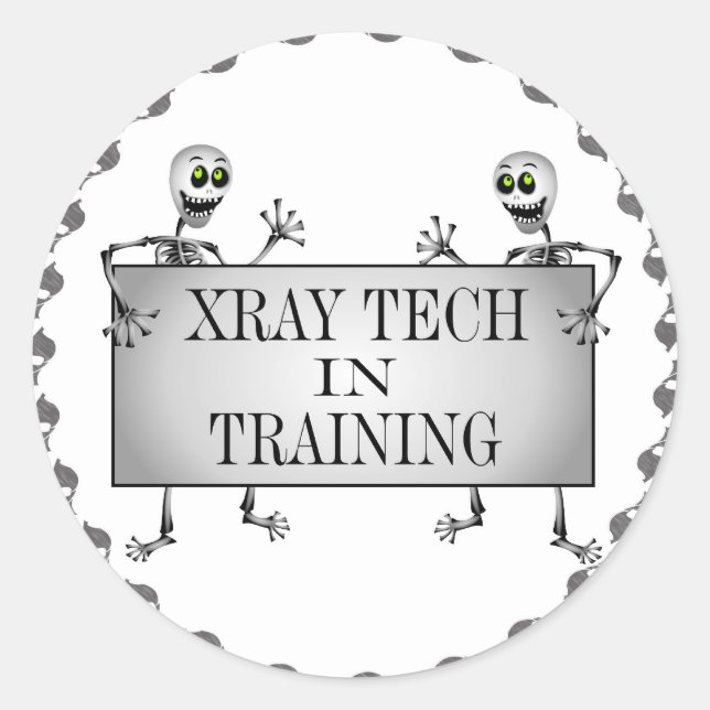 Sticker Rond Xray En formation (Devant)