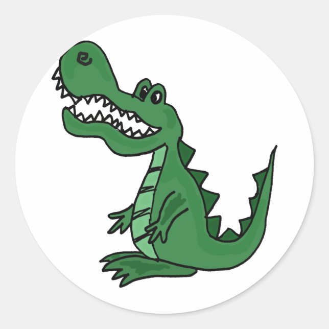 Sticker Rond XX- Carton Gator (Devant)