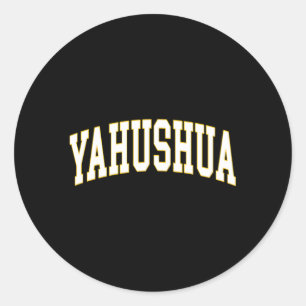 Sticker Rond Yahushua Yahshua