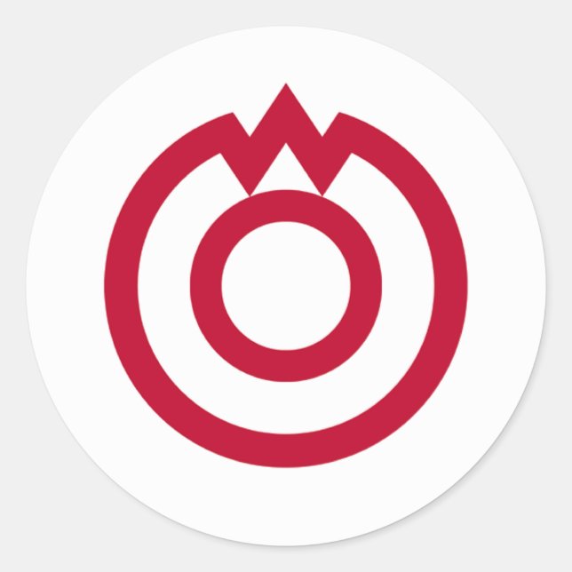 Sticker Rond Yamaguchi, Yamaguchi (Devant)