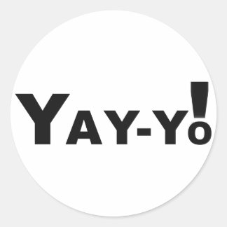 Sticker Rond Yay-Yo !