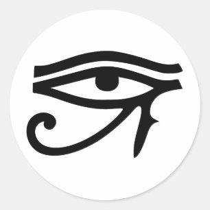 Sticker Rond YE de RA - fantaisie