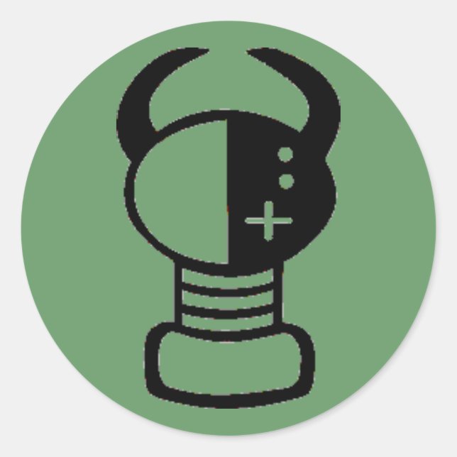 Sticker Rond Yei dot (Devant)