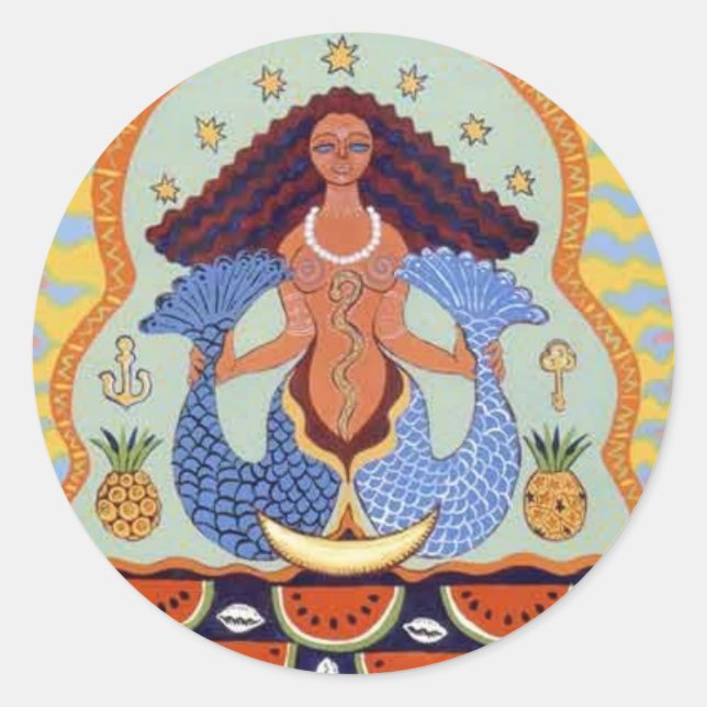 Sticker Rond Yemanja (Devant)