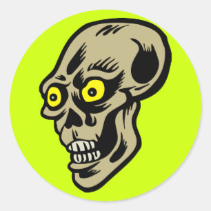 Sticker Rond yeux de crâne