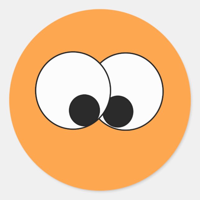 STICKER ROND YEUX GOOGLY (Devant)