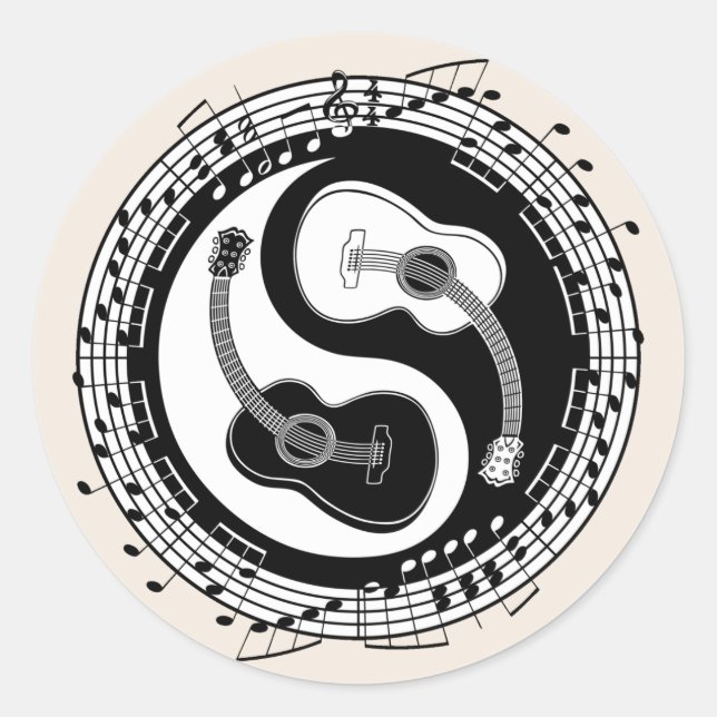 Sticker Rond Yin Guit (Devant)