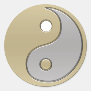 Sticker Rond yin yang