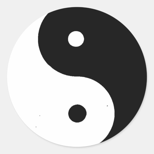 Sticker Rond Yin_Yang (Devant)