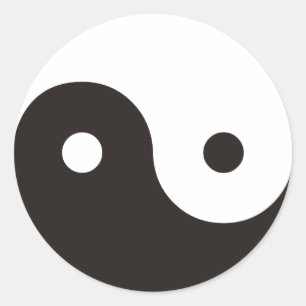 Sticker Rond Yin Yang