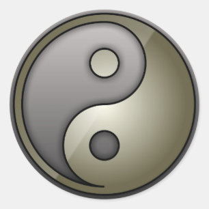 Sticker Rond Yin Yang