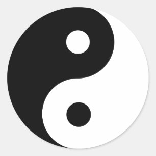 Sticker Rond Yin Yang
