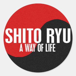 Sticker Rond Yin Yang Shito Ryu 1