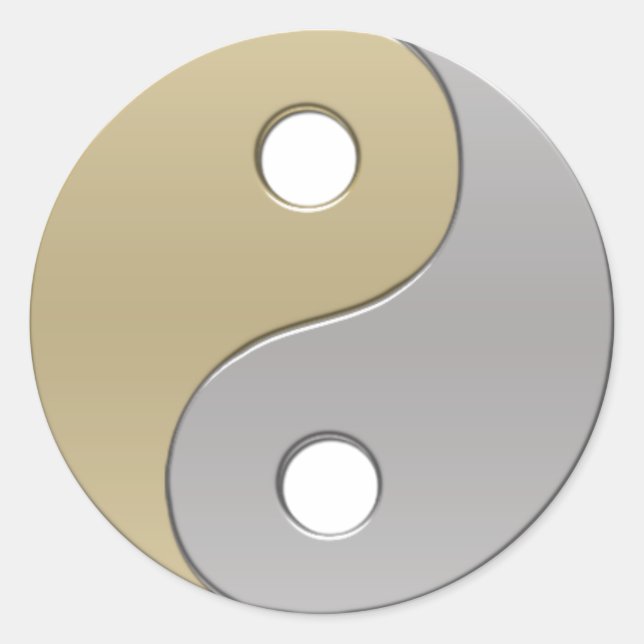 Sticker Rond yinyang (Devant)