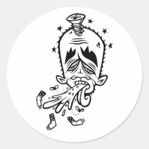 Sticker Rond yok yak1 de dolla