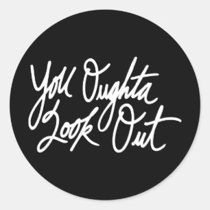 Sticker Rond YOLO par l'amour je